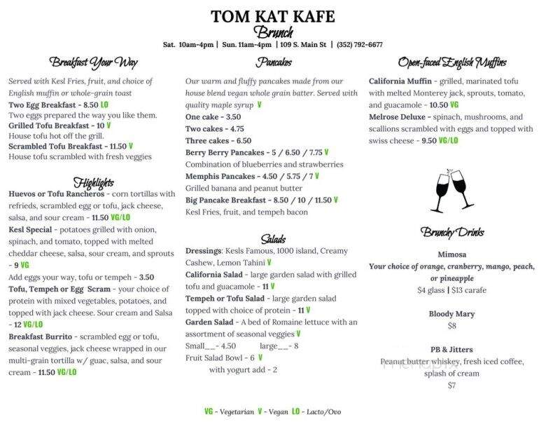 Tom Kat Kafe - Gainesville, FL