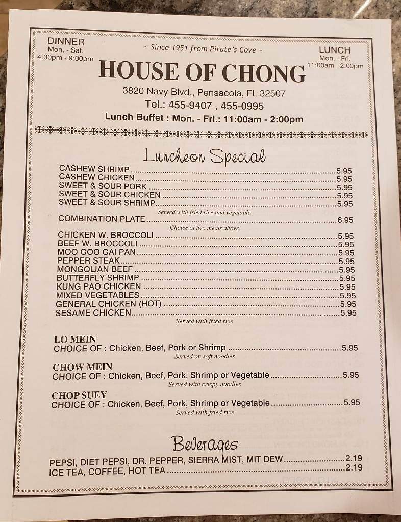 House Of Chong - Pensacola, FL