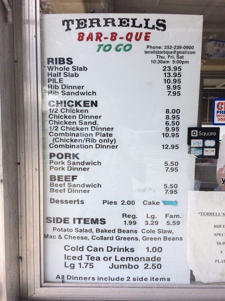 Terrell's BBQ - Gainesville, FL