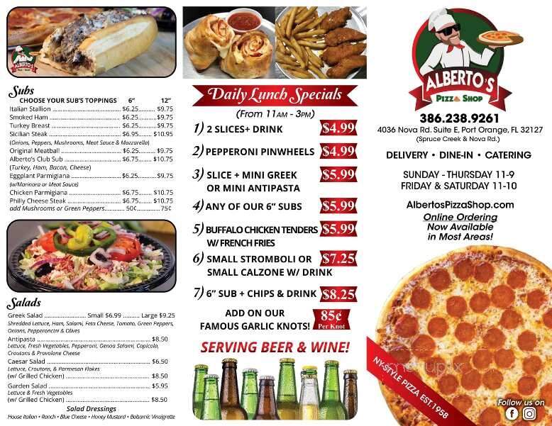 Alberto's Pizza Shop - Port Orange, FL