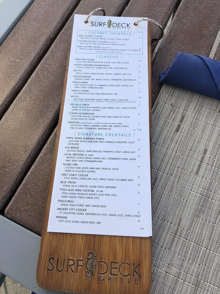 Surf Deck Grille - Ponte Vedra Beach, FL