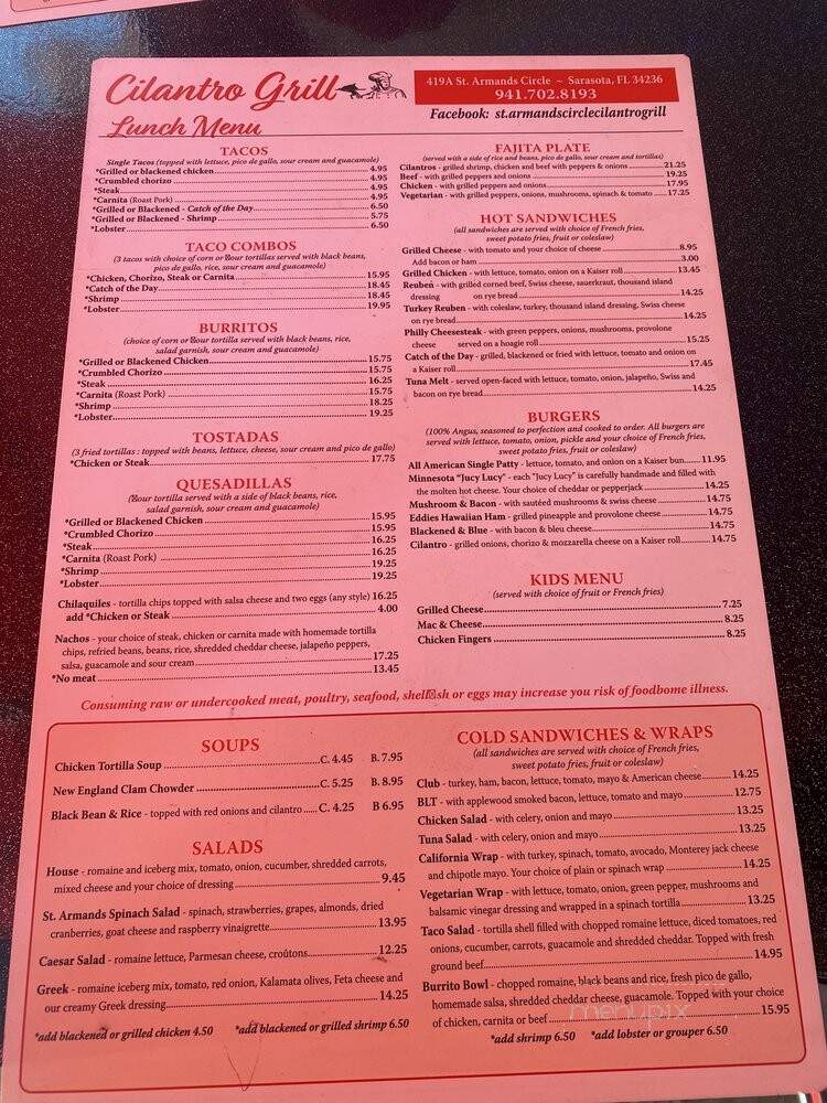 Cilantro Grill - Sarasota, FL