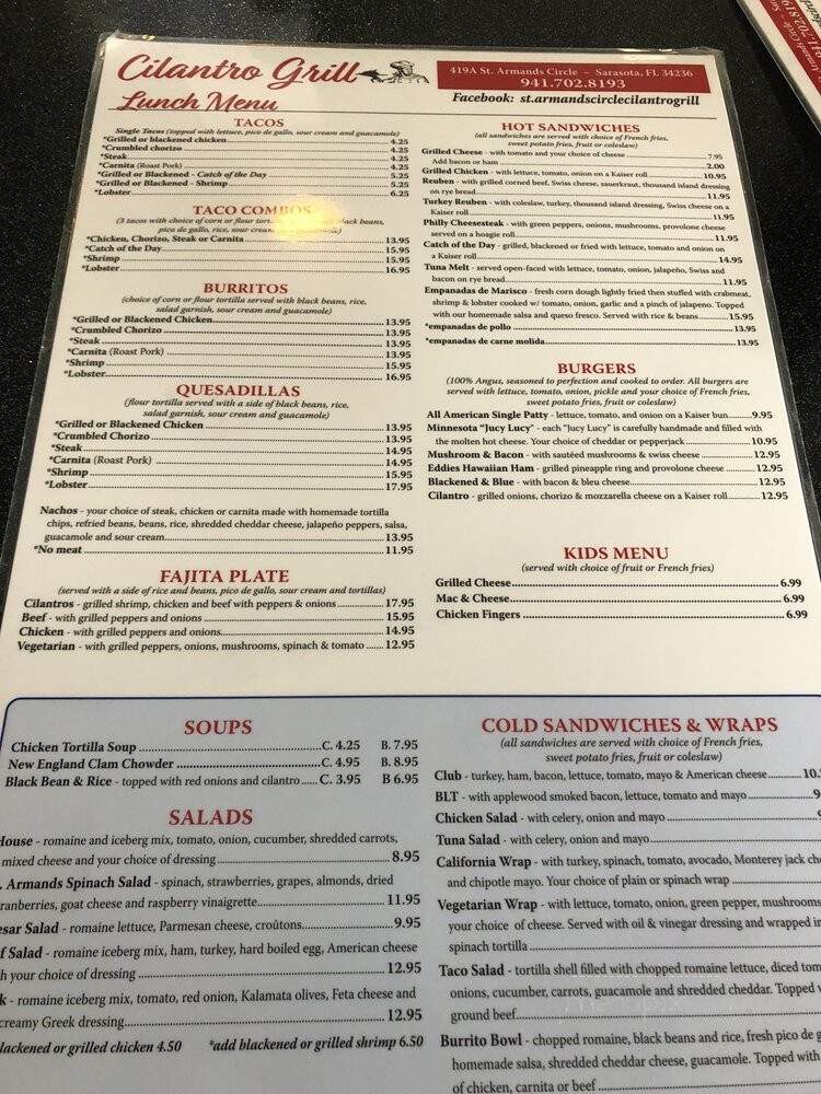 Cilantro Grill - Sarasota, FL