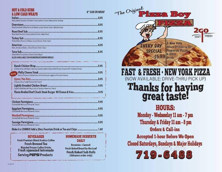 Pizza Boy Pizza - Lake City, FL