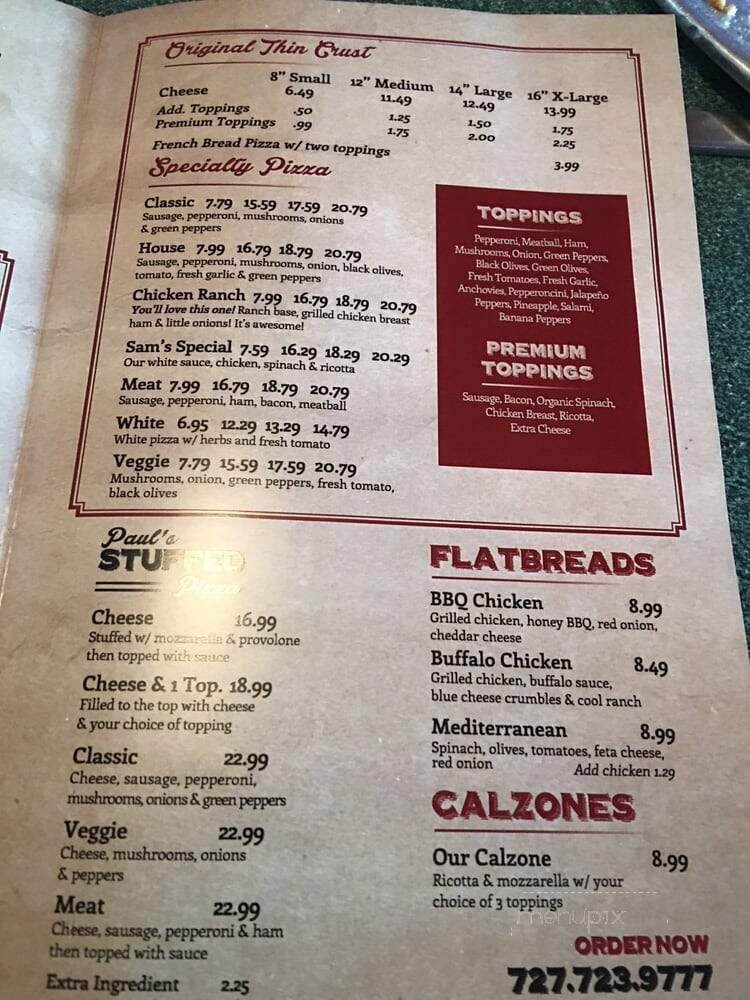 Paul's Chicago Pizza - Clearwater, FL