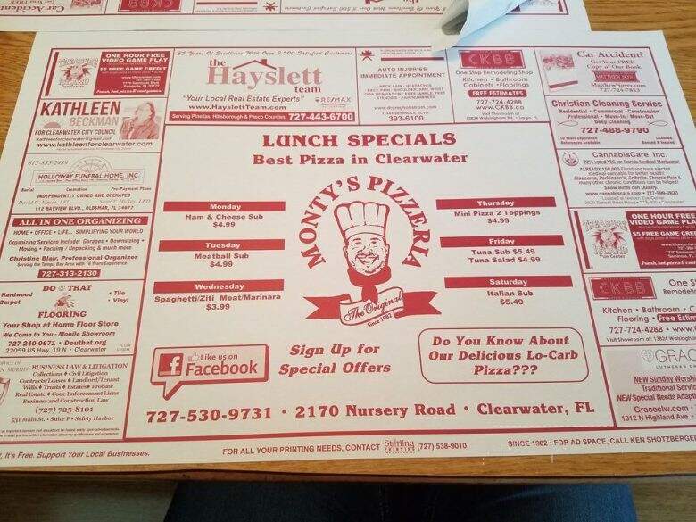 Monty's Pizza - Clearwater, FL