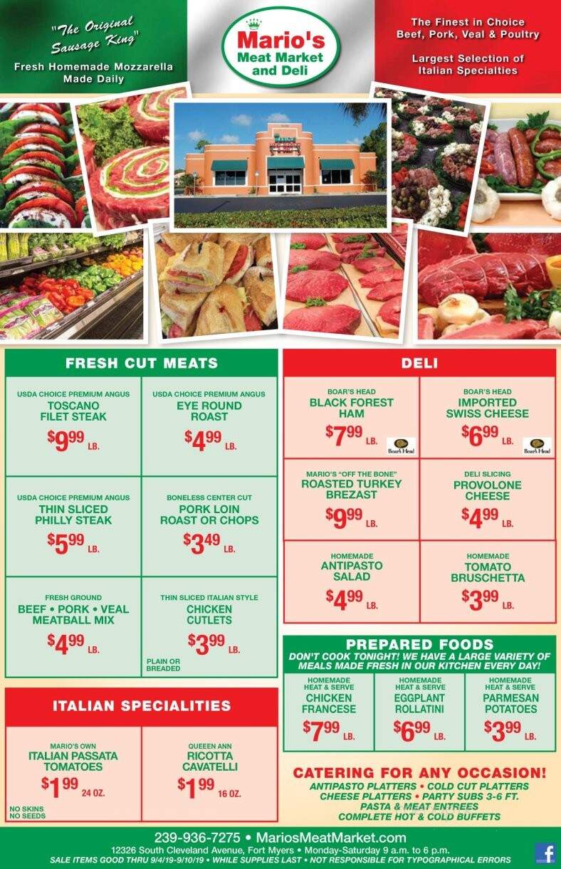 Mario's Italian Meat Market - Fort Myers, FL