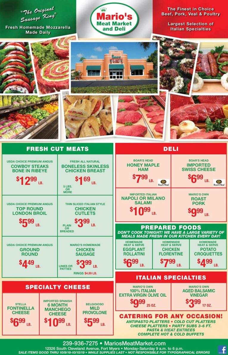 Mario's Italian Meat Market - Fort Myers, FL