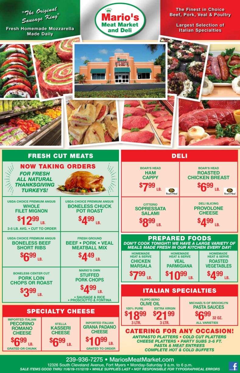 Mario's Italian Meat Market - Fort Myers, FL