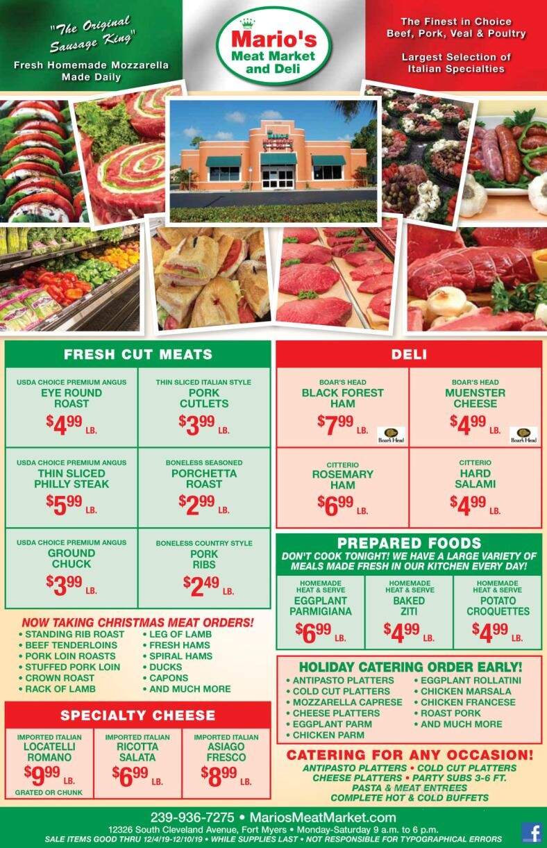 Mario's Italian Meat Market - Fort Myers, FL