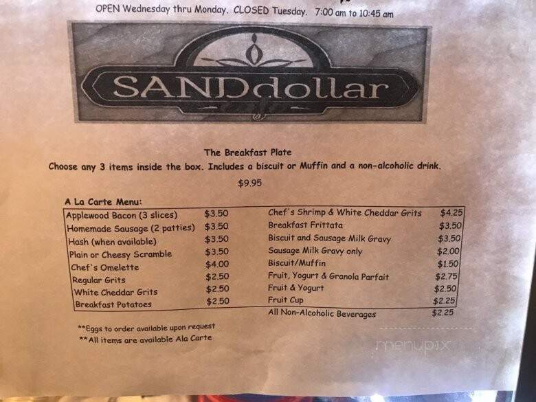 Sand Dollar Cafe - Port St Joe, FL