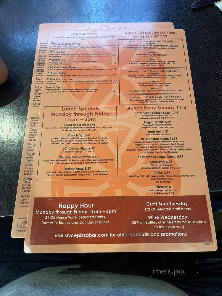 Slyce Pizza Bar - Indian Rocks Beach, FL