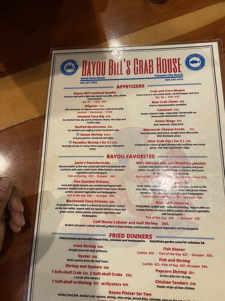 Bayou Bill's Crab House - Santa Rosa Beach, FL