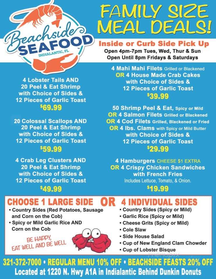 Beachside Seafood - Indialantic, FL