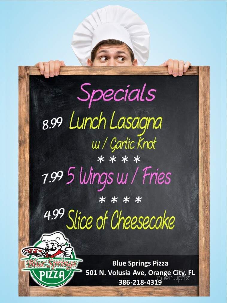 Blue Springs Pizzeria - Orange City, FL