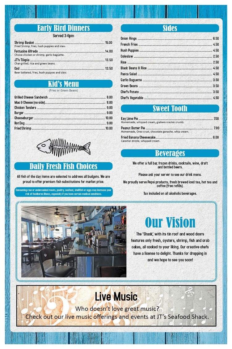 J T's Seafood Shack - Palm Coast, FL