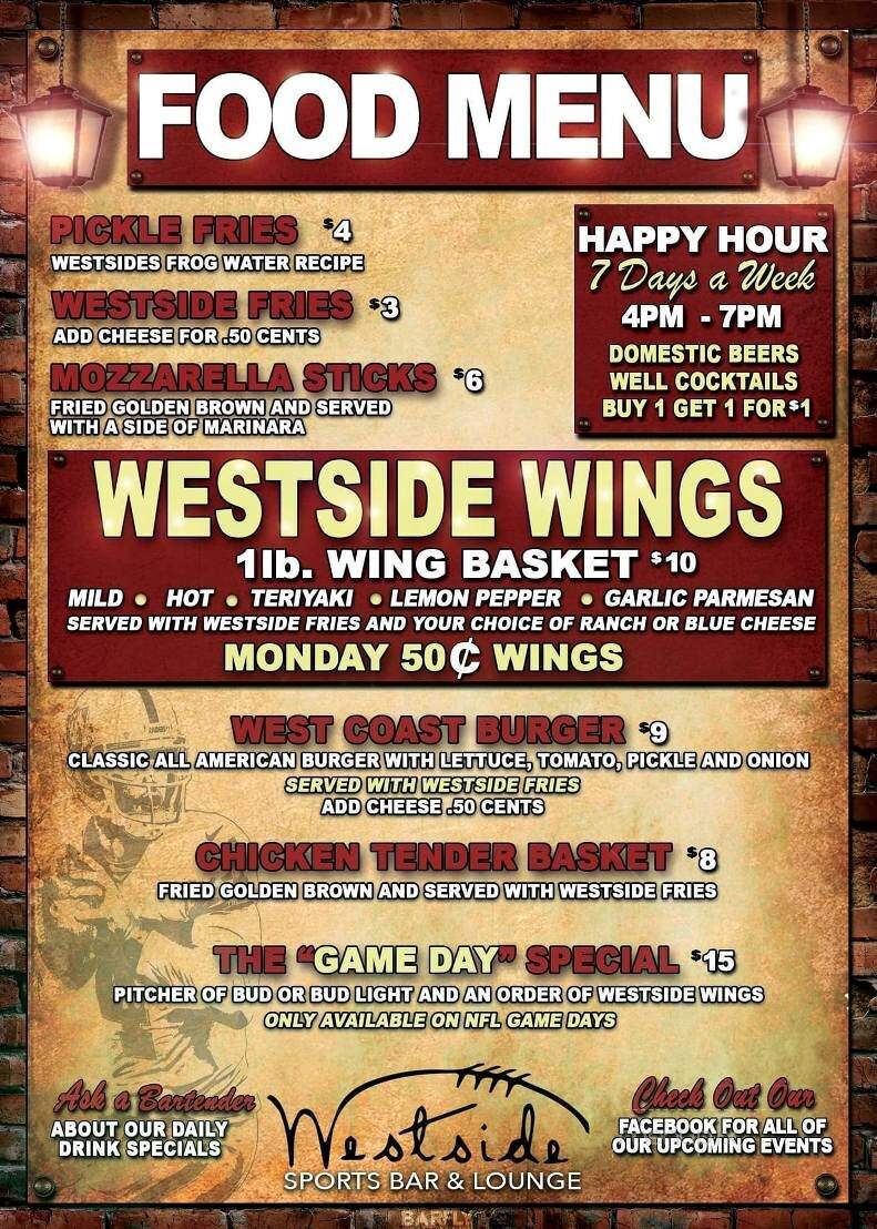 Westside Sports Bar & Lounge - West Melbourne, FL