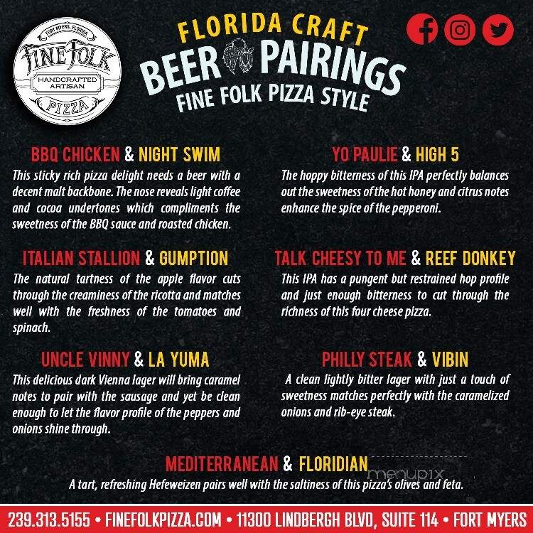 Fine Folk Pizza - Fort Myers, FL