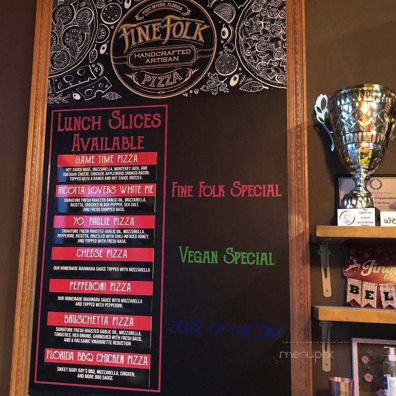 Fine Folk Pizza - Fort Myers, FL