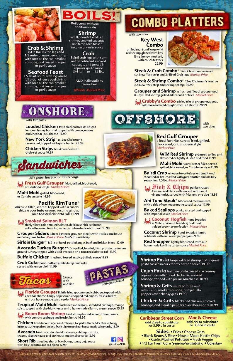 Crabby's Bar & Grill - New Smyrna Beach, FL