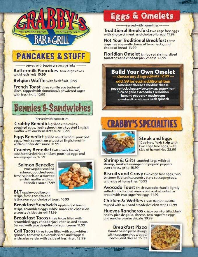 Crabby's Bar & Grill - New Smyrna Beach, FL