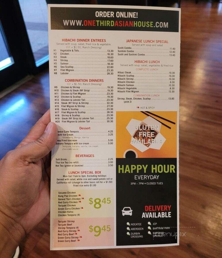 One Third Asian House - St Johns, FL