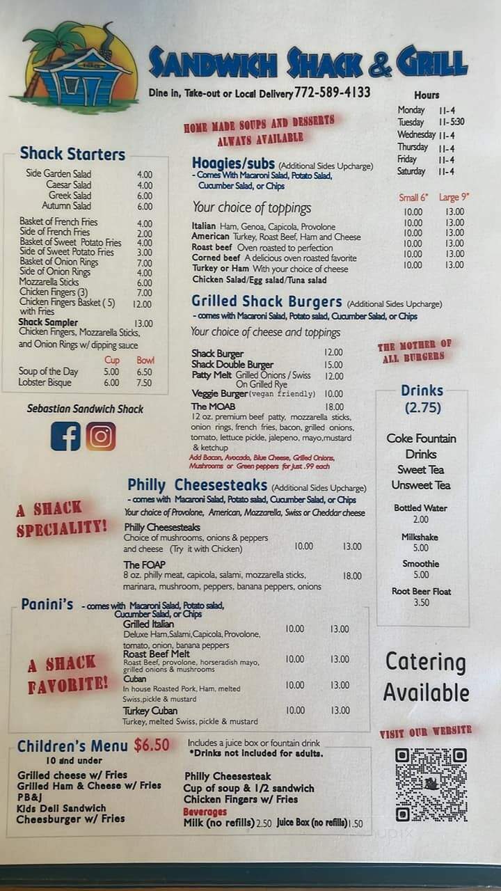 Sebastian Sandwich Shack - Sebastian, FL