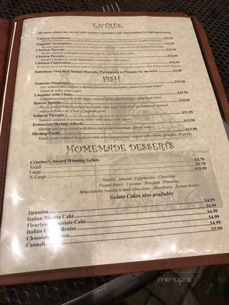 Cristino's Coal Oven Pizza - Clearwater, FL