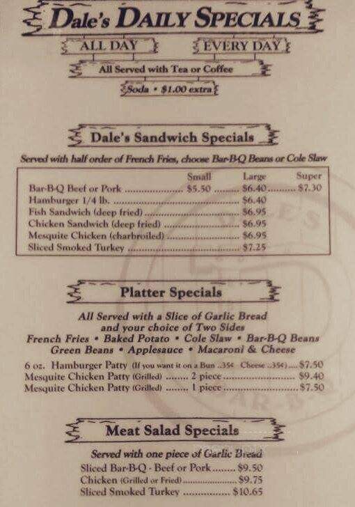 Dale's Bar-B-Q Catering Line - Fort Pierce, FL