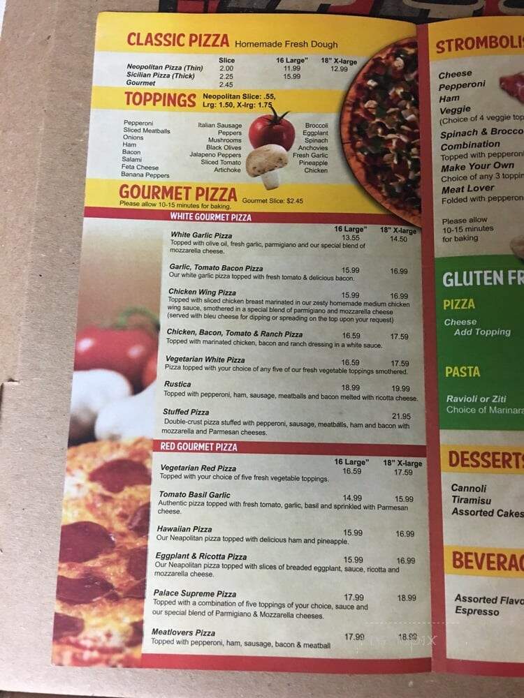 Palace Pizza - Mulberry, FL