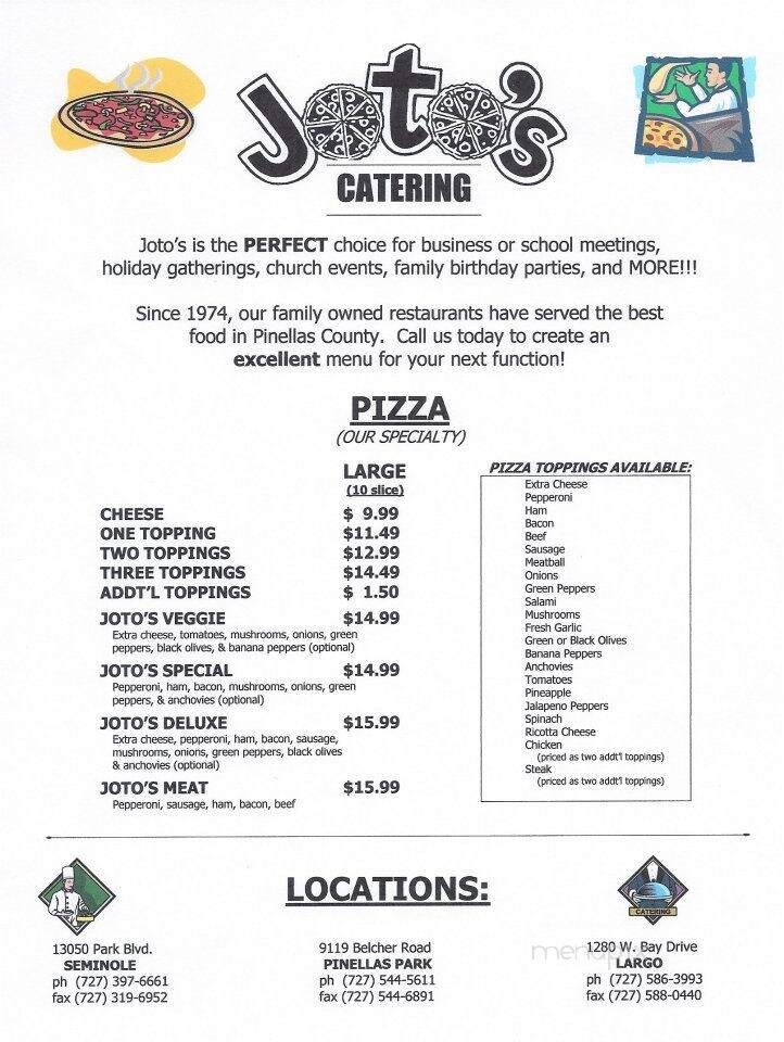 Joto's Pizza - Seminole, FL