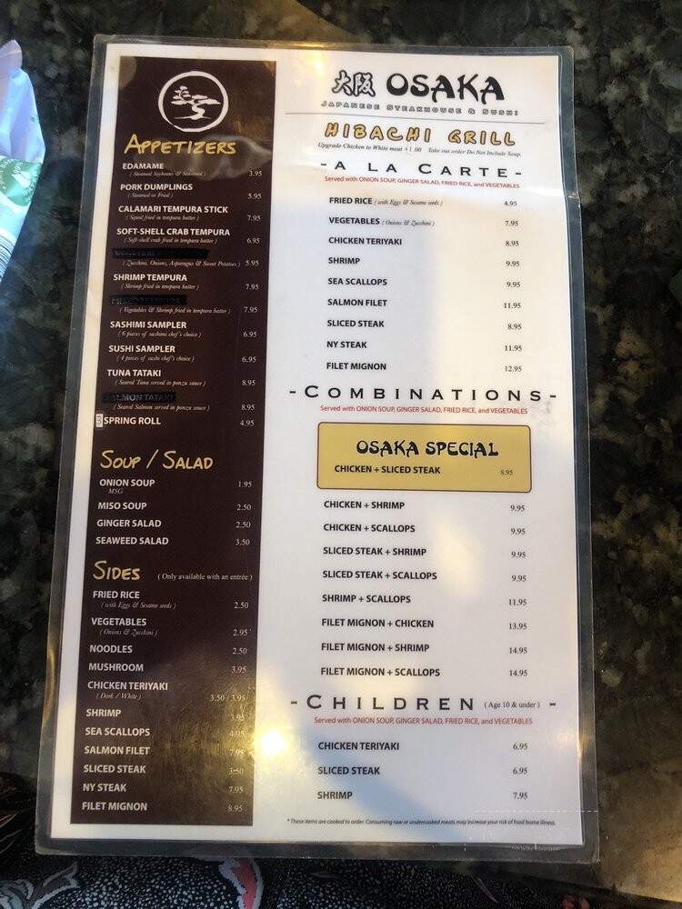 Osaka Japanese Steak House - Winter Haven, FL