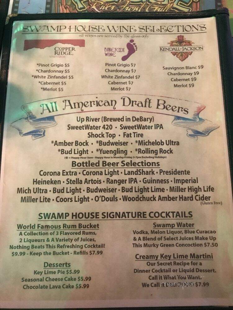 Swamp House Grill - Debary, FL