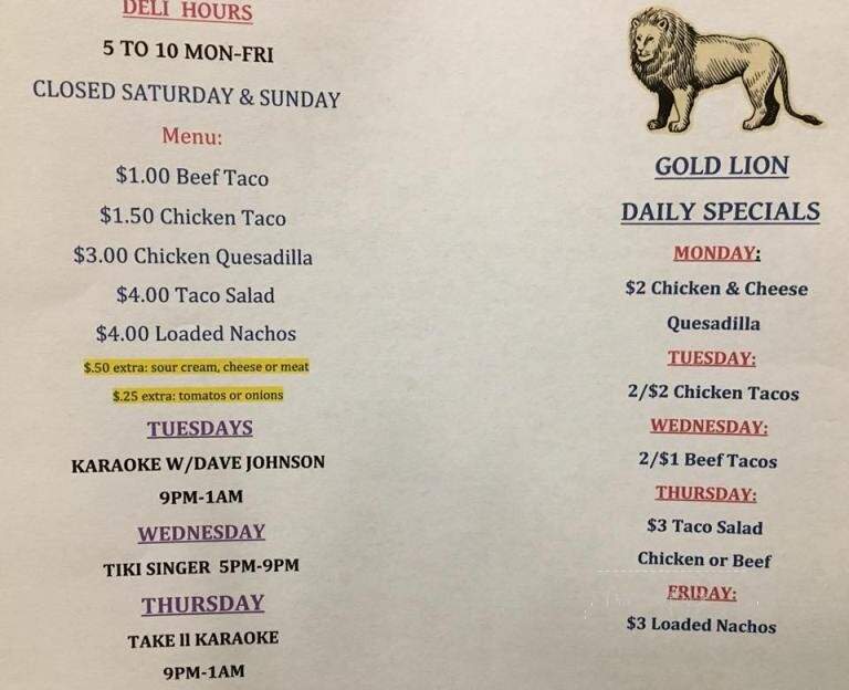 Golden Lion Bar - Titusville, FL