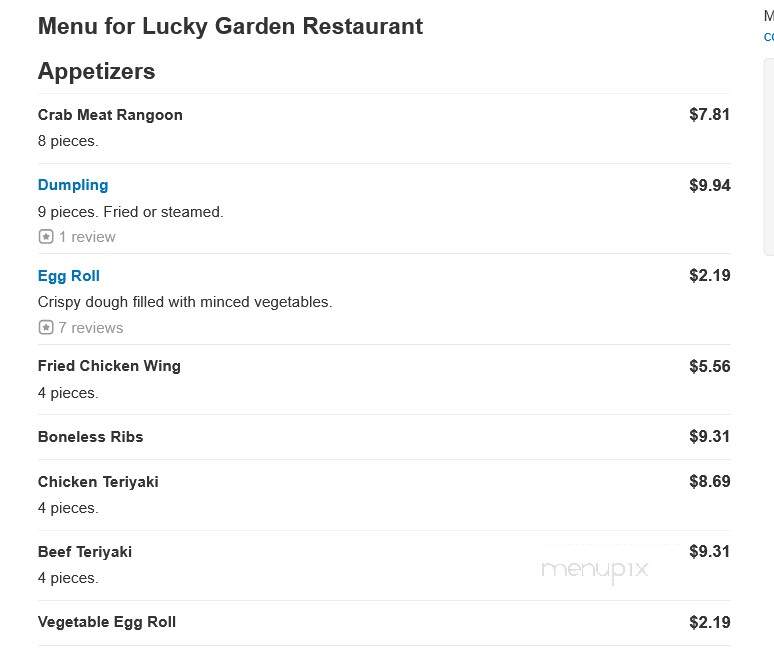 Lucky Garden Restaurant - Melbourne, FL