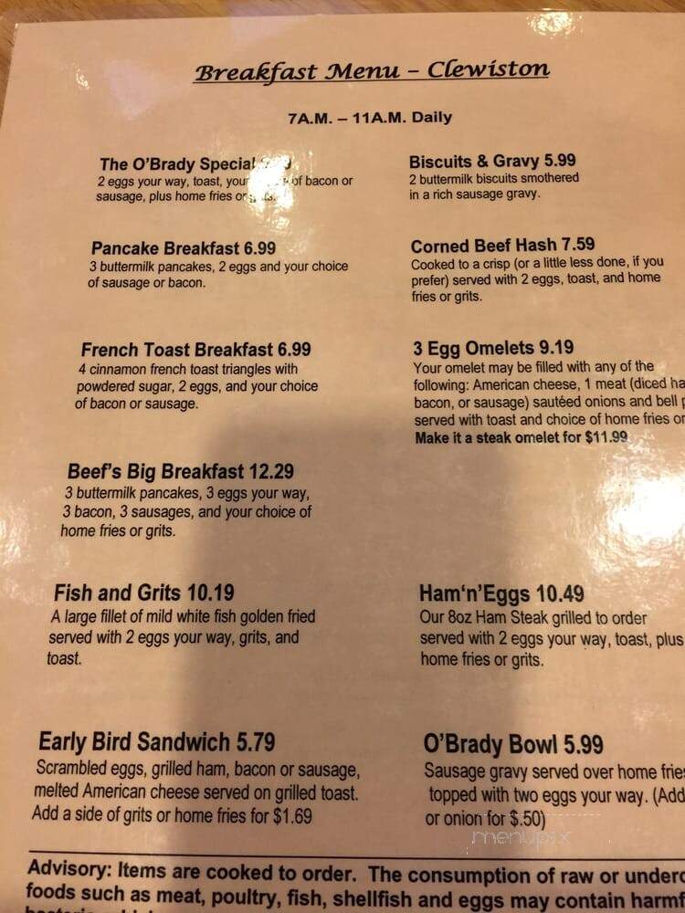 Beef O'Brady's - Clewiston, FL