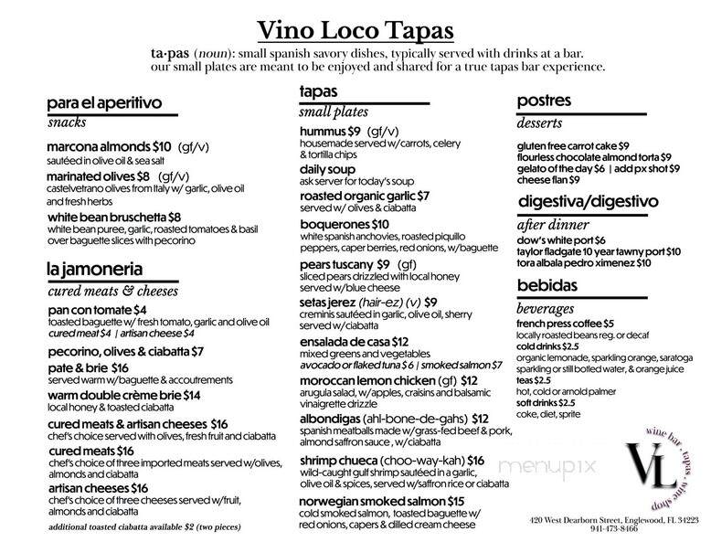 Vino Loco Wine & Tapas Bar - Englewood, FL