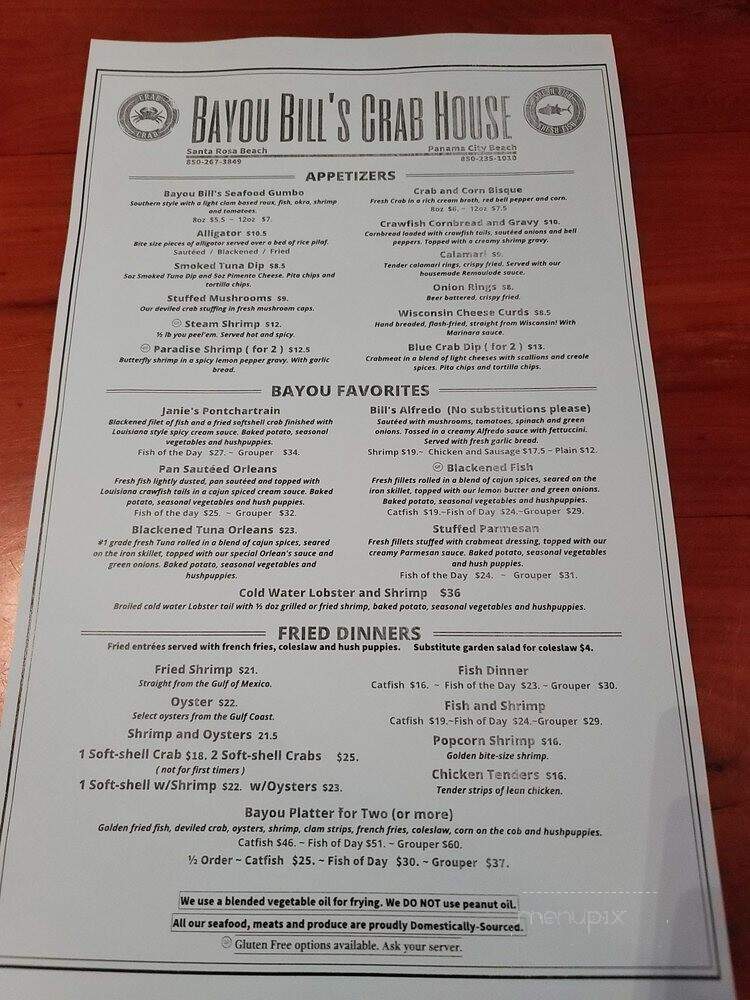 Bayou Bill's Crab House - Panama City Beach, FL