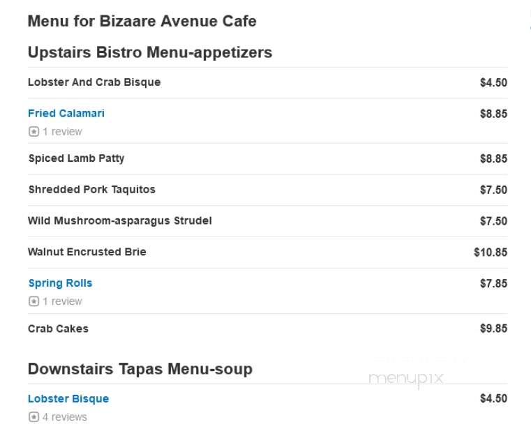 Bizarre Avenue Cafe - Lake Worth, FL