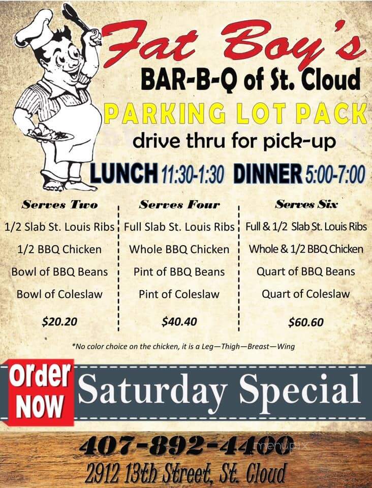 Fat Boys' Bar-B-Q - St Cloud, FL