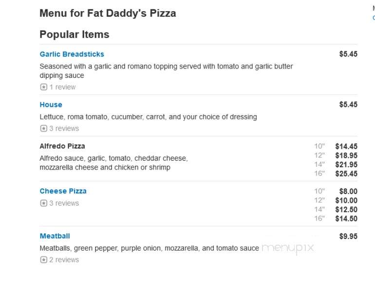 Fat Daddy's Pizza - Santa Rosa Beach, FL