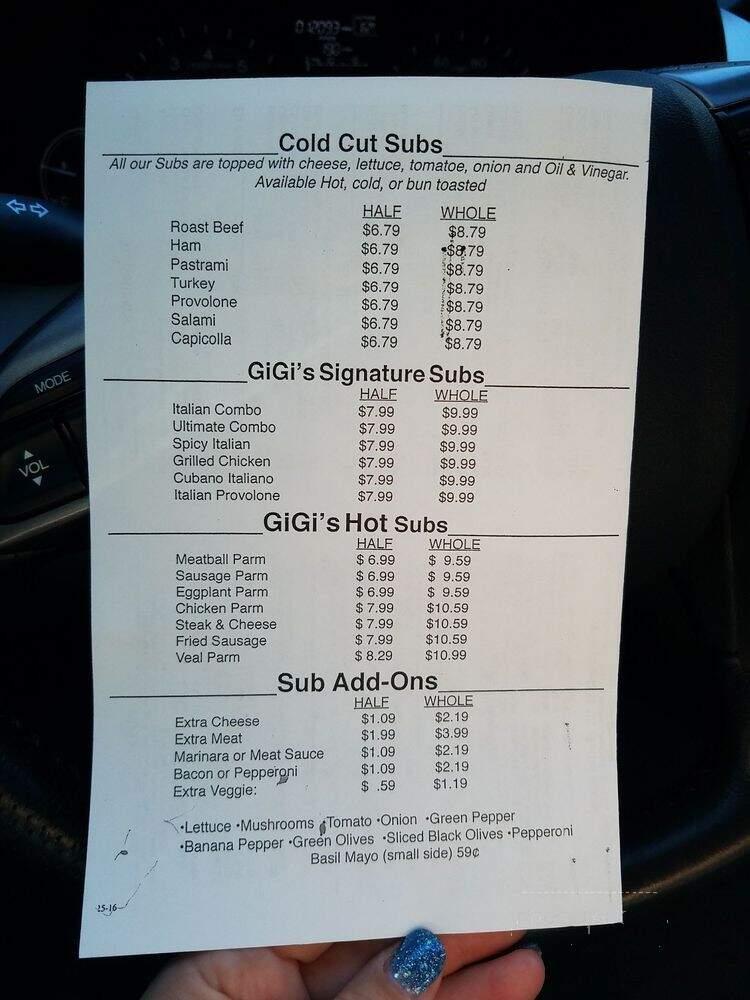 Gigi's Italian Restaurant - Sorrento, FL