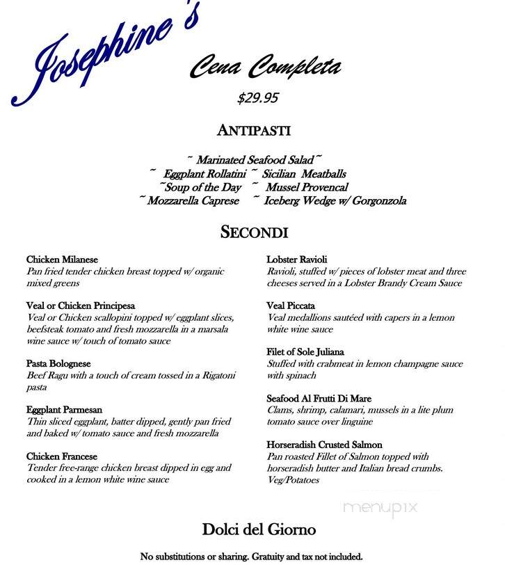 Josephine's Italian Restaurant - Boca Raton, FL