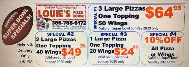 Louie's Pizza House - South Daytona, FL