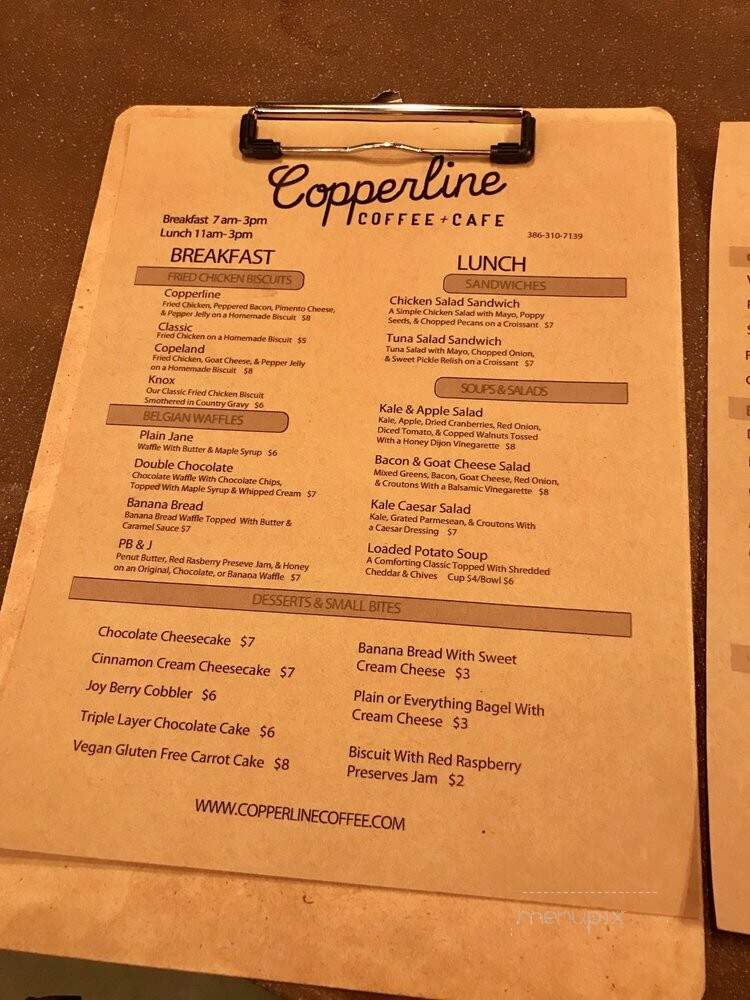 Copperline Coffee and Cafe - Port Orange, FL