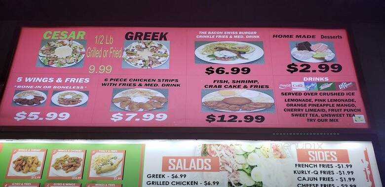 Tunis seafood wings and subs - Orange Park, FL