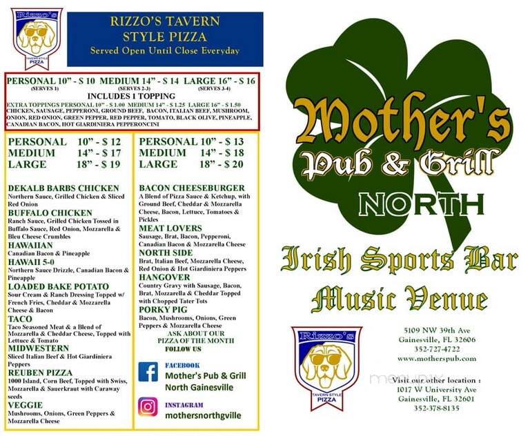 Mother's Pub North - Gainesville, FL