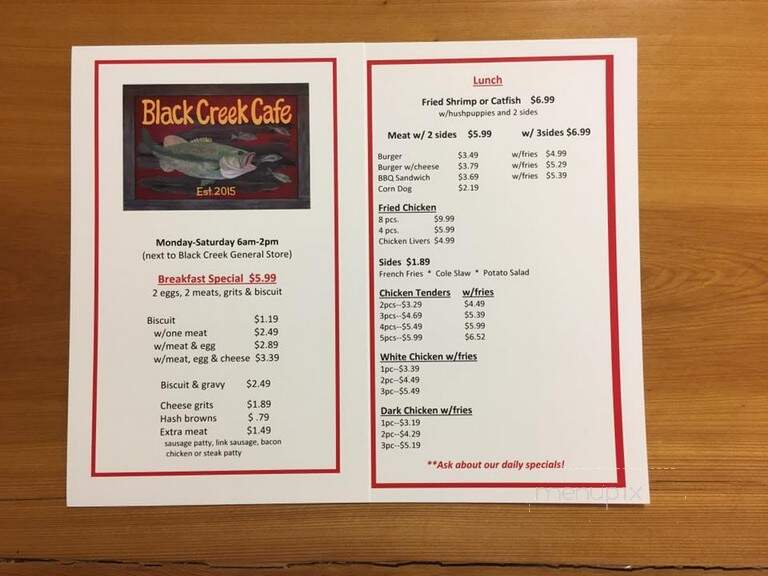 Black Creek Cafe - Freeport, FL