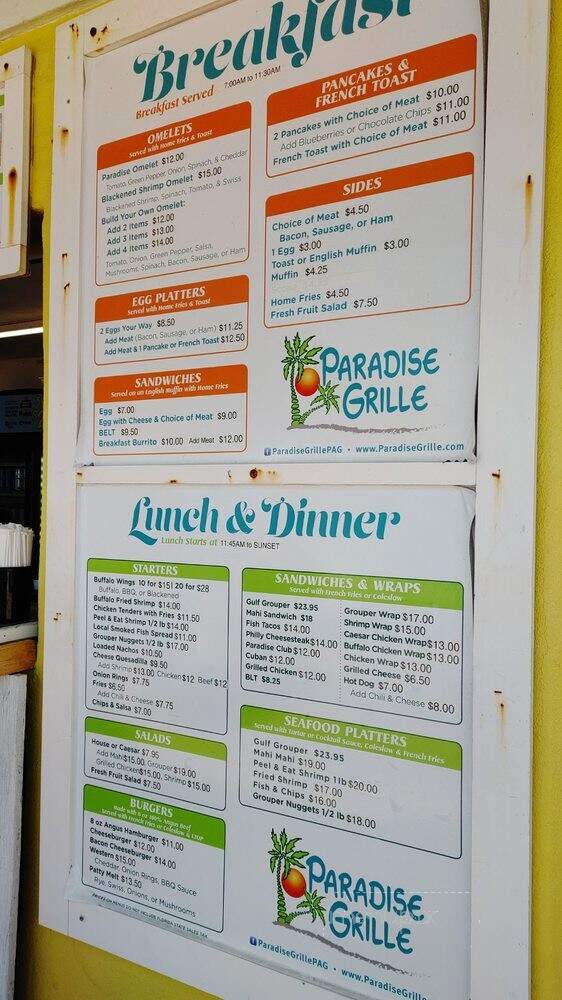 Paradise Grille - St Pete Beach, FL