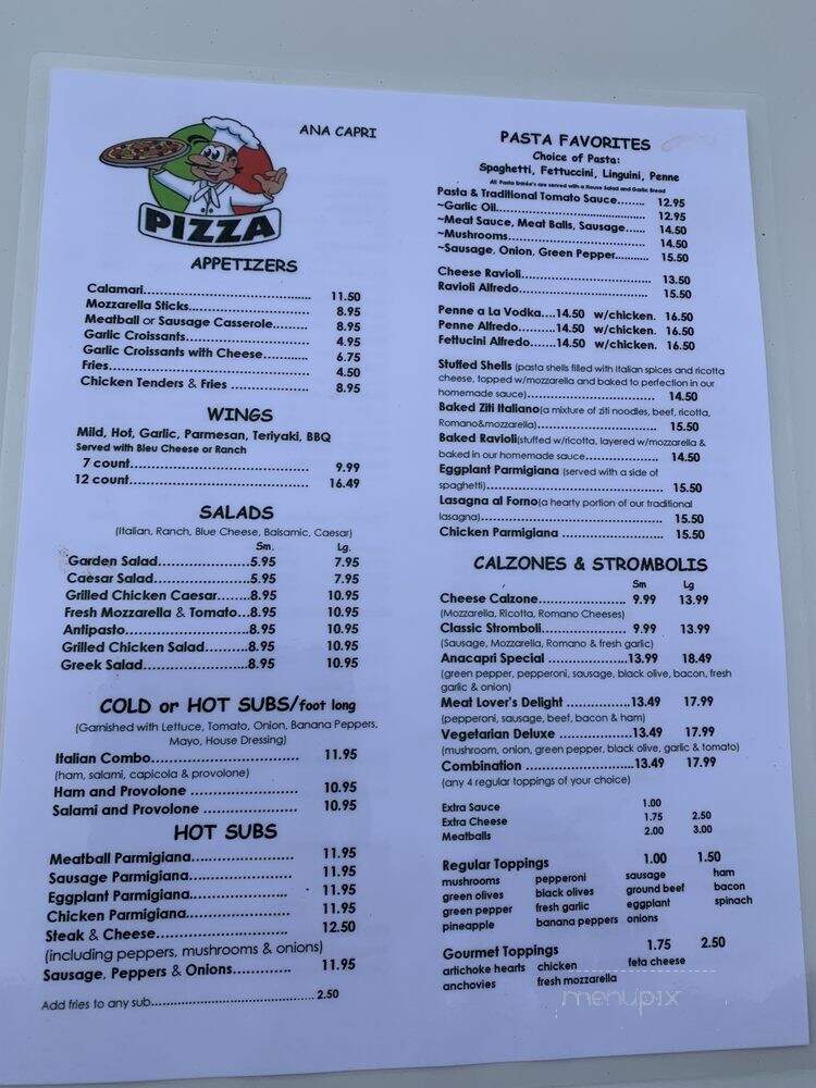 Anacapri Pizzeria - Cocoa Beach, FL